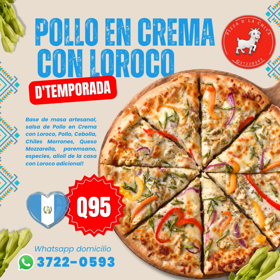 Pollo en Crema con Loroco